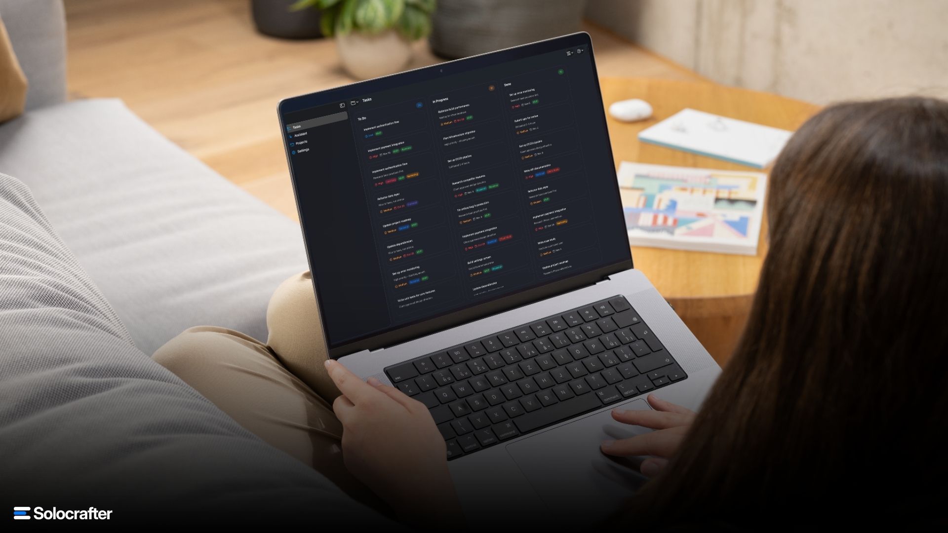 Best Mac task manager app showing AI-powered natural language task creation on MacBook with Apple Silicon optimization